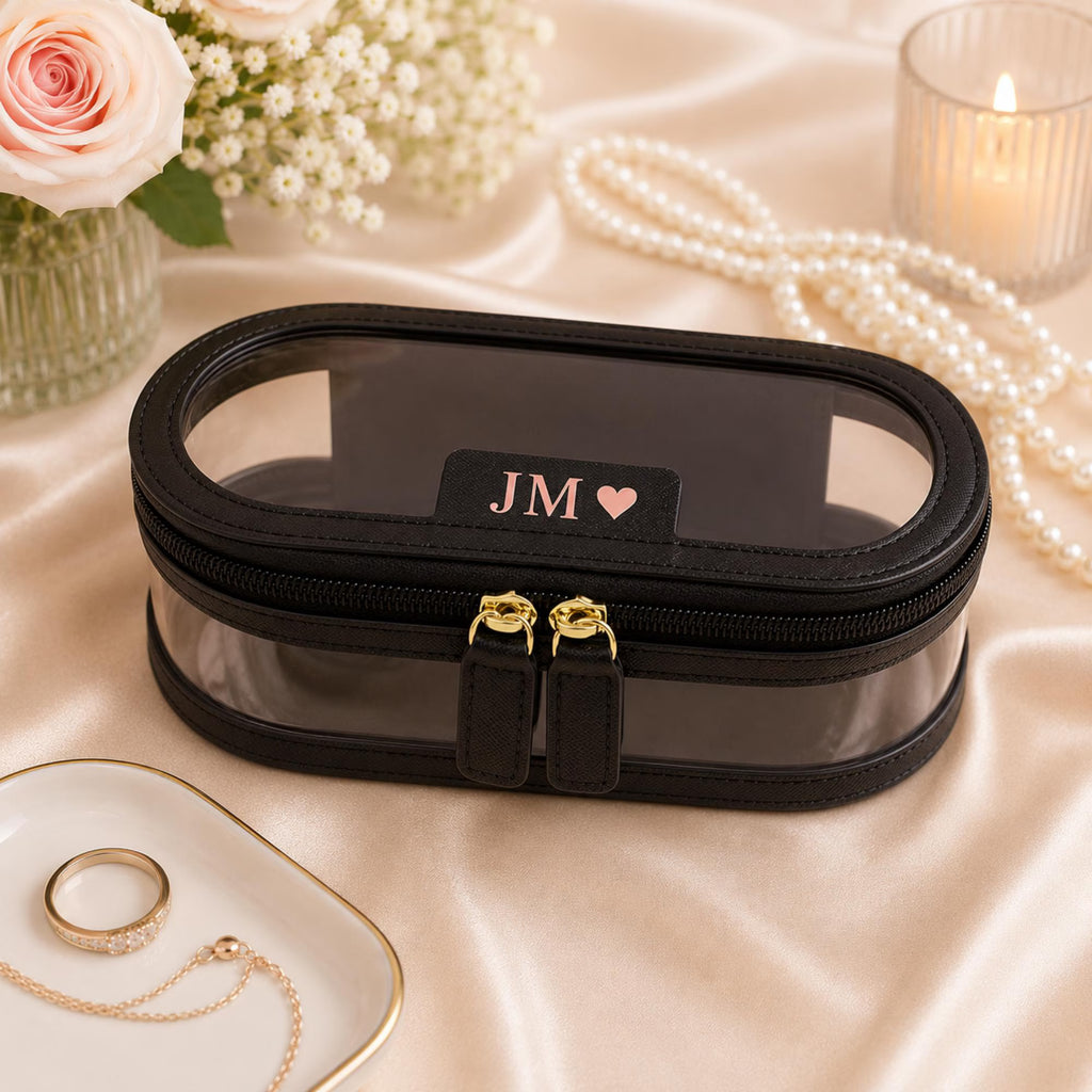 Personalised Clear Cosmetic Bag