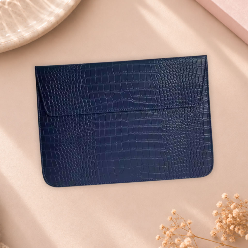 Personalised Leather MacBook Sleeve