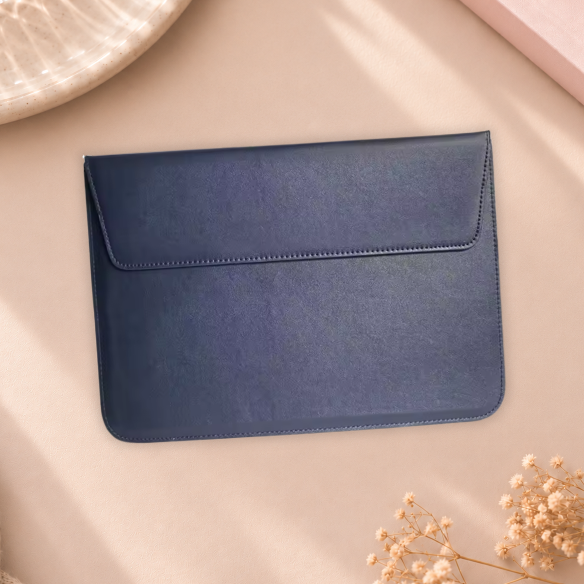 Personalised Leather MacBook Sleeve