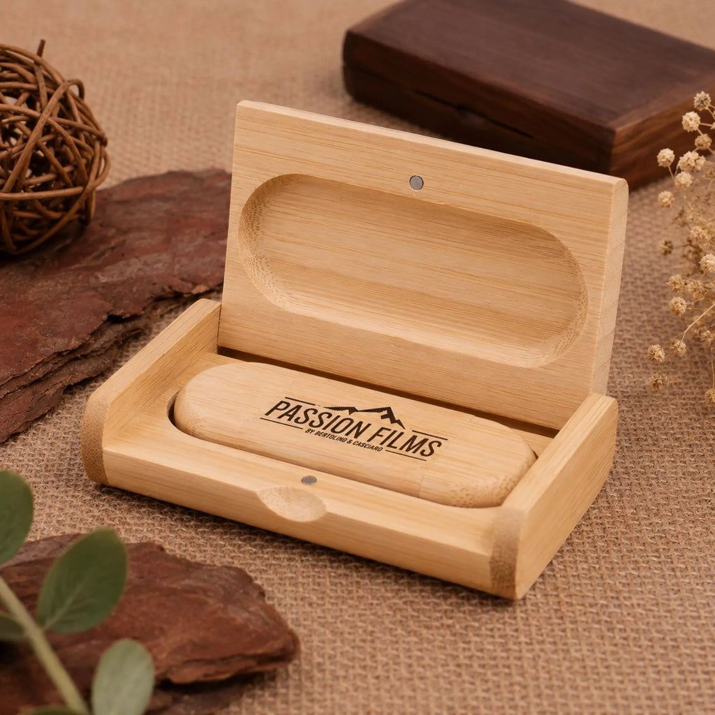 Personalised Wooden USB Box Set Dual Type C USB A