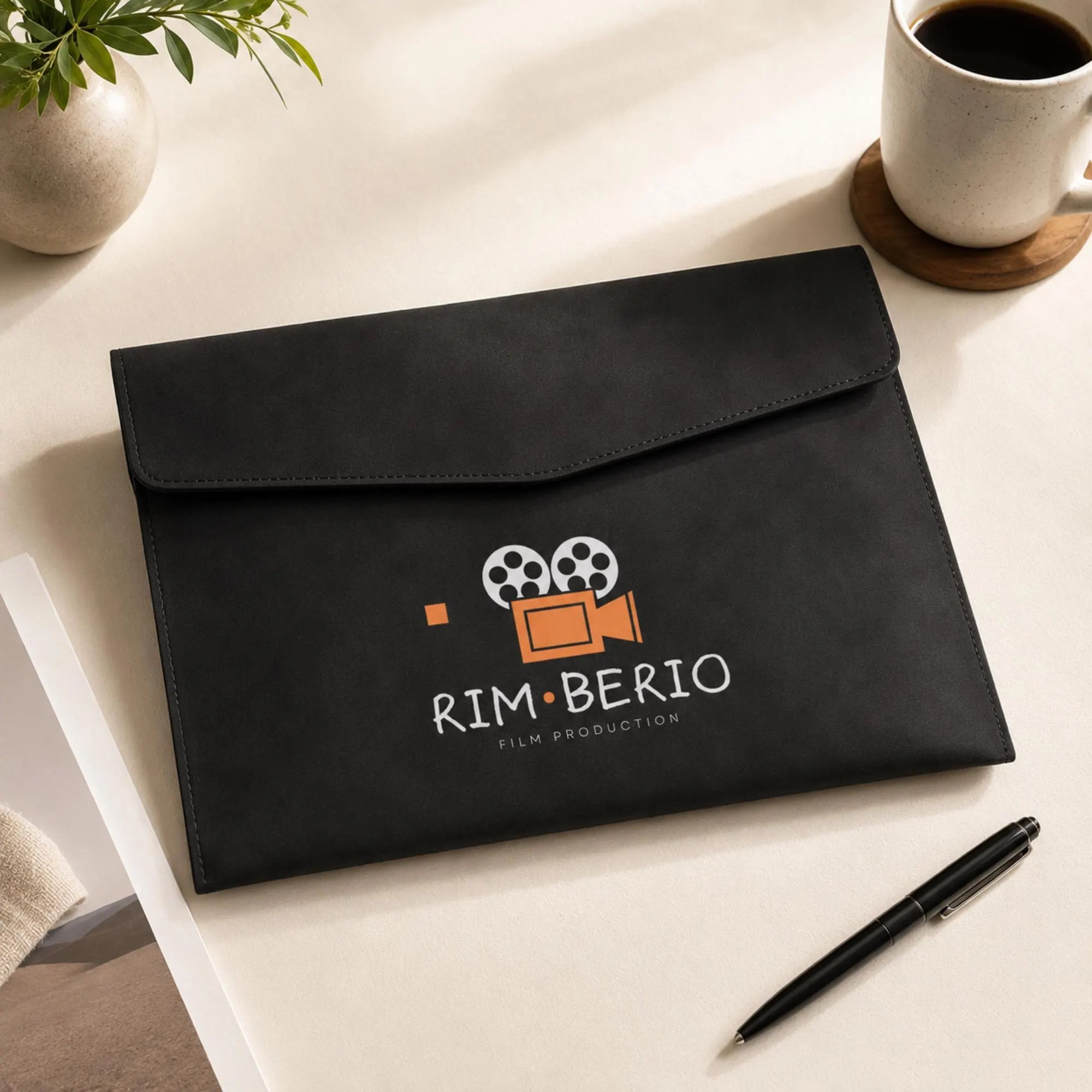 Personalised A4 Document Folder Custom Logo