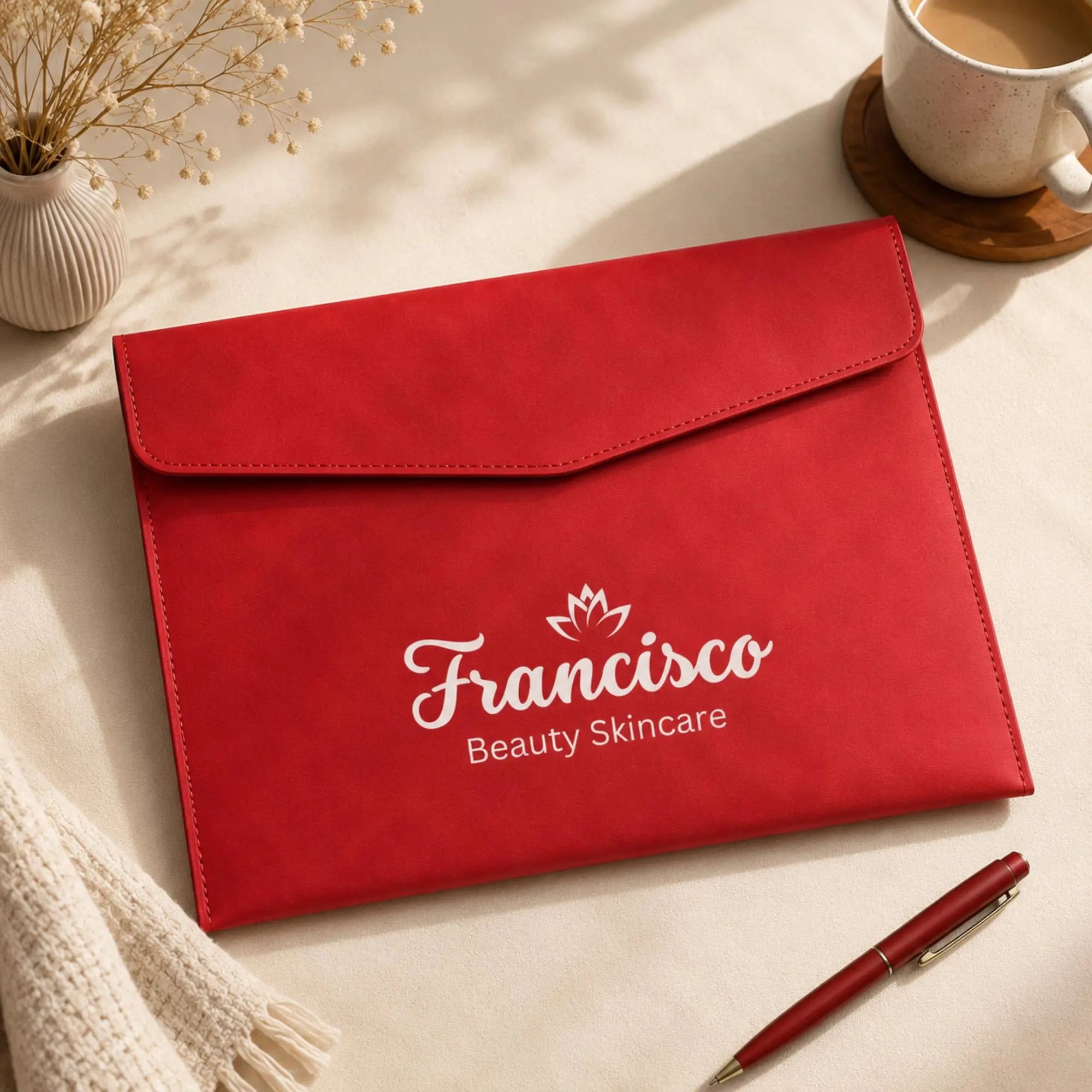 Personalised A4 Document Folder Custom Logo
