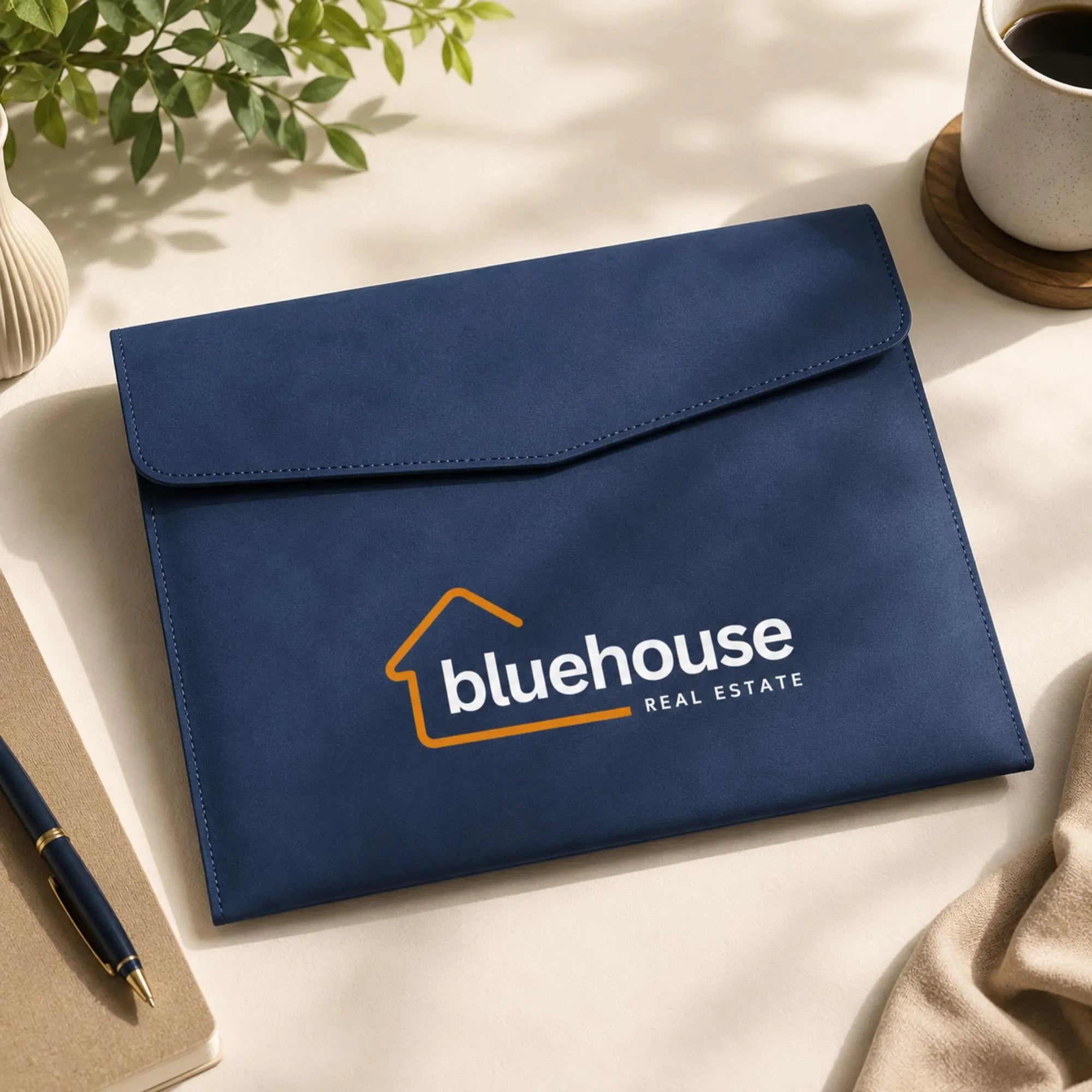 Personalised A4 Document Folder Custom Logo