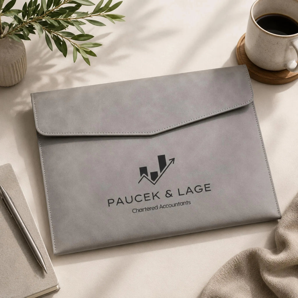Personalised A4 Document Folder Custom Logo