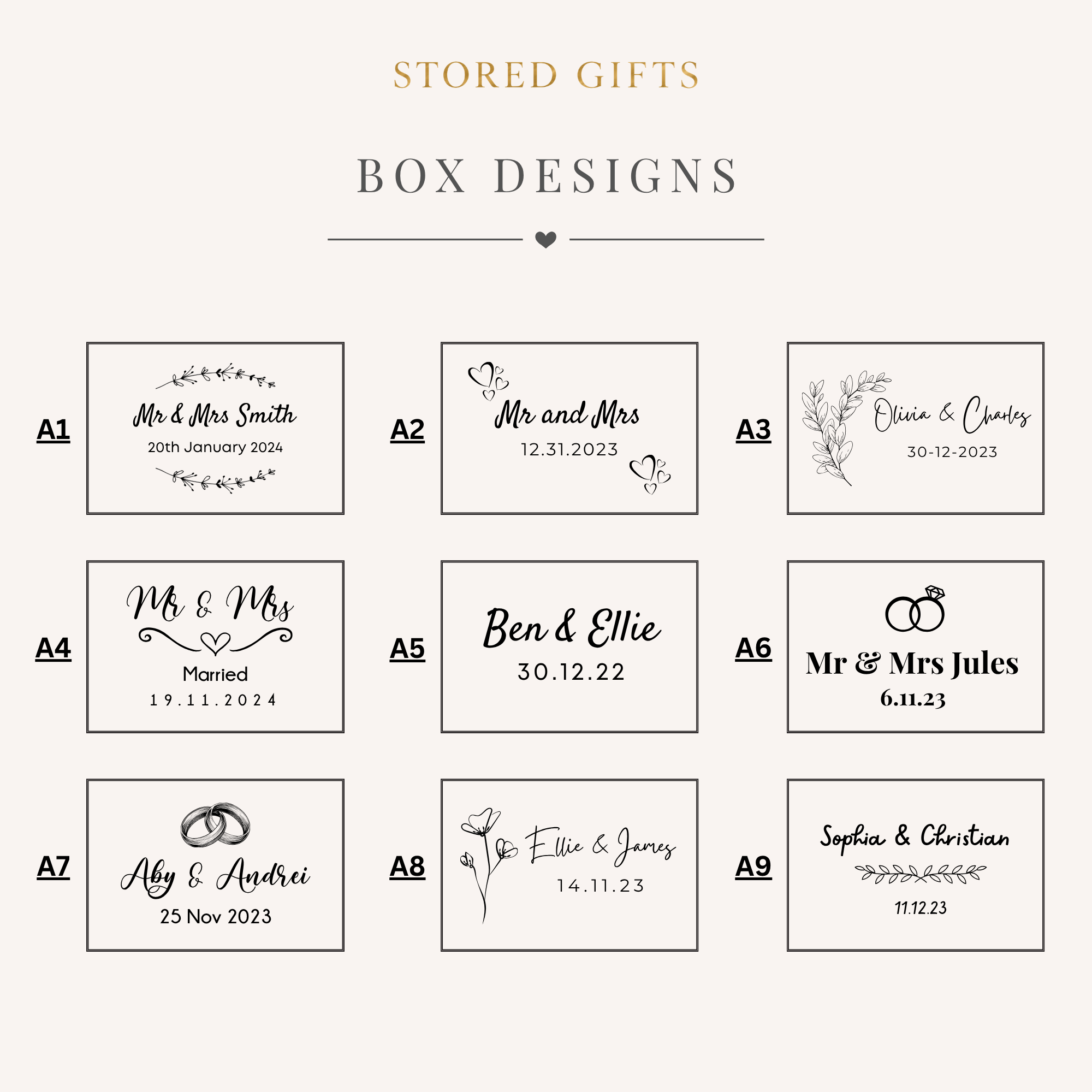 Personalised Engraved Wedding Photo USB Box