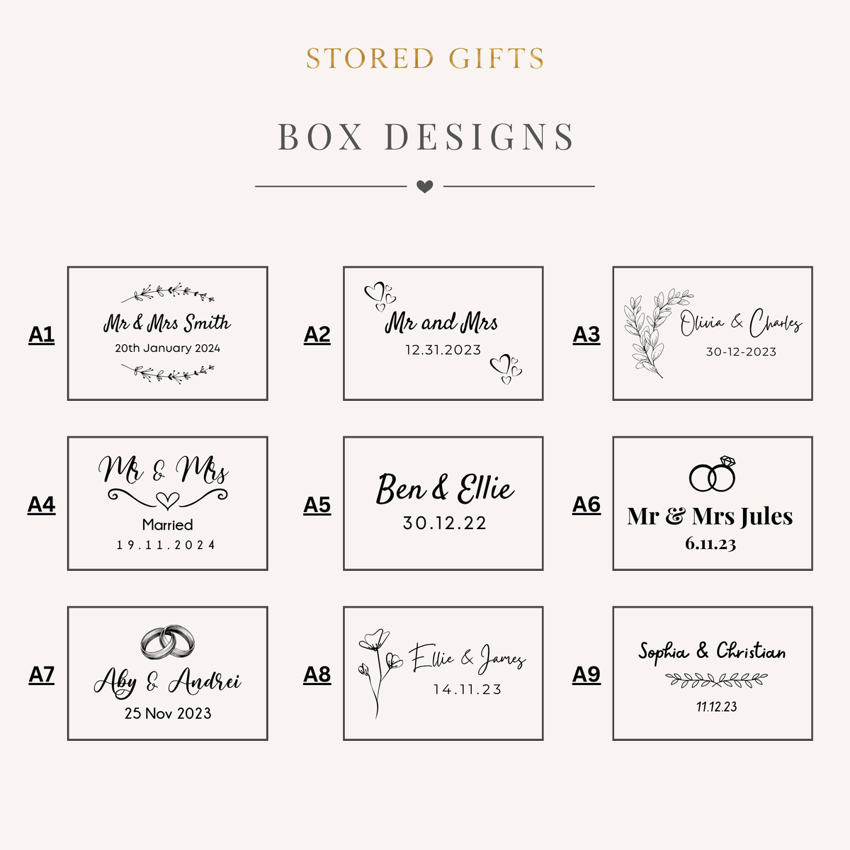 Personalised Oval Wooden USB Box Set