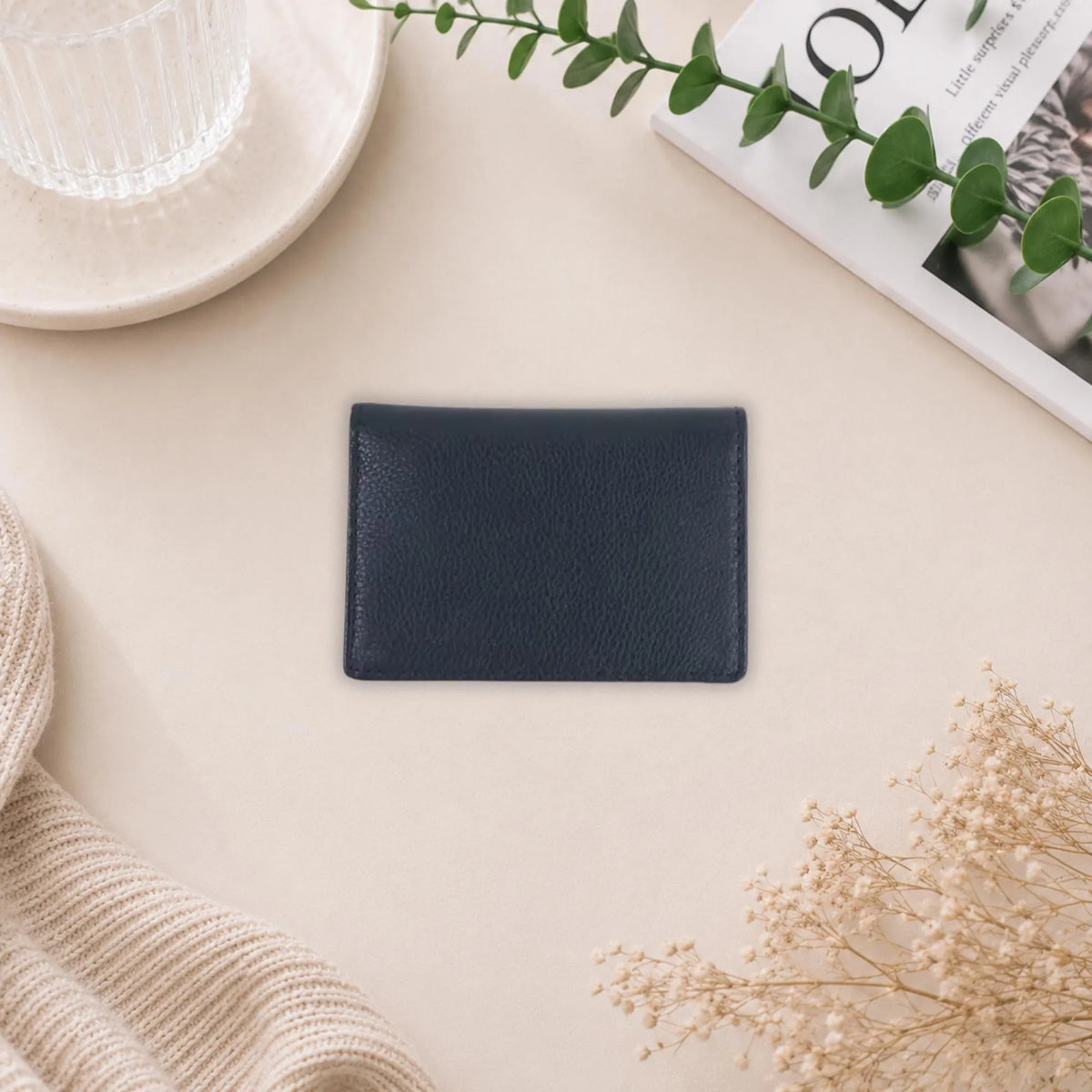 Personalised Genuine Leather Card Wallet