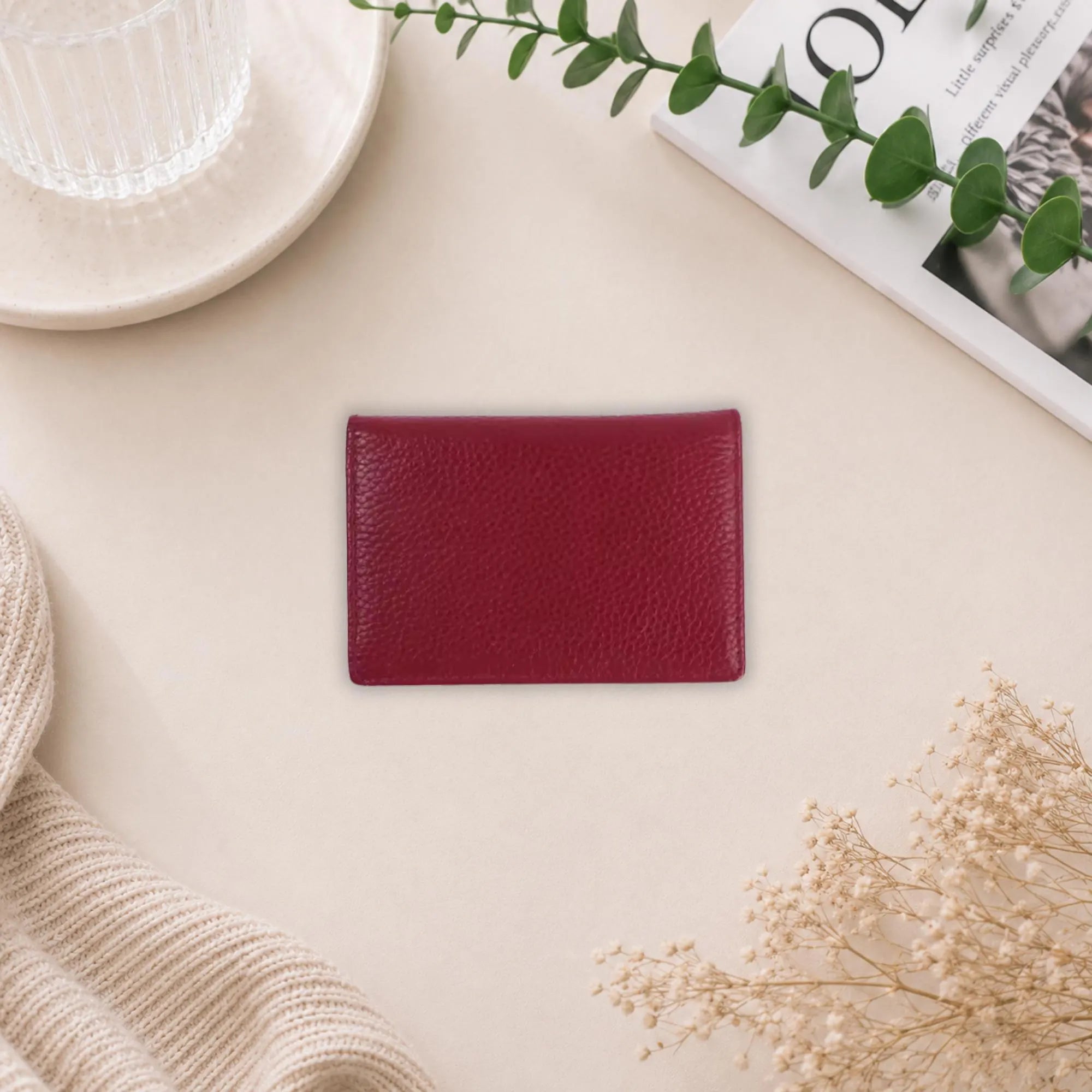Personalised Genuine Leather Card Wallet