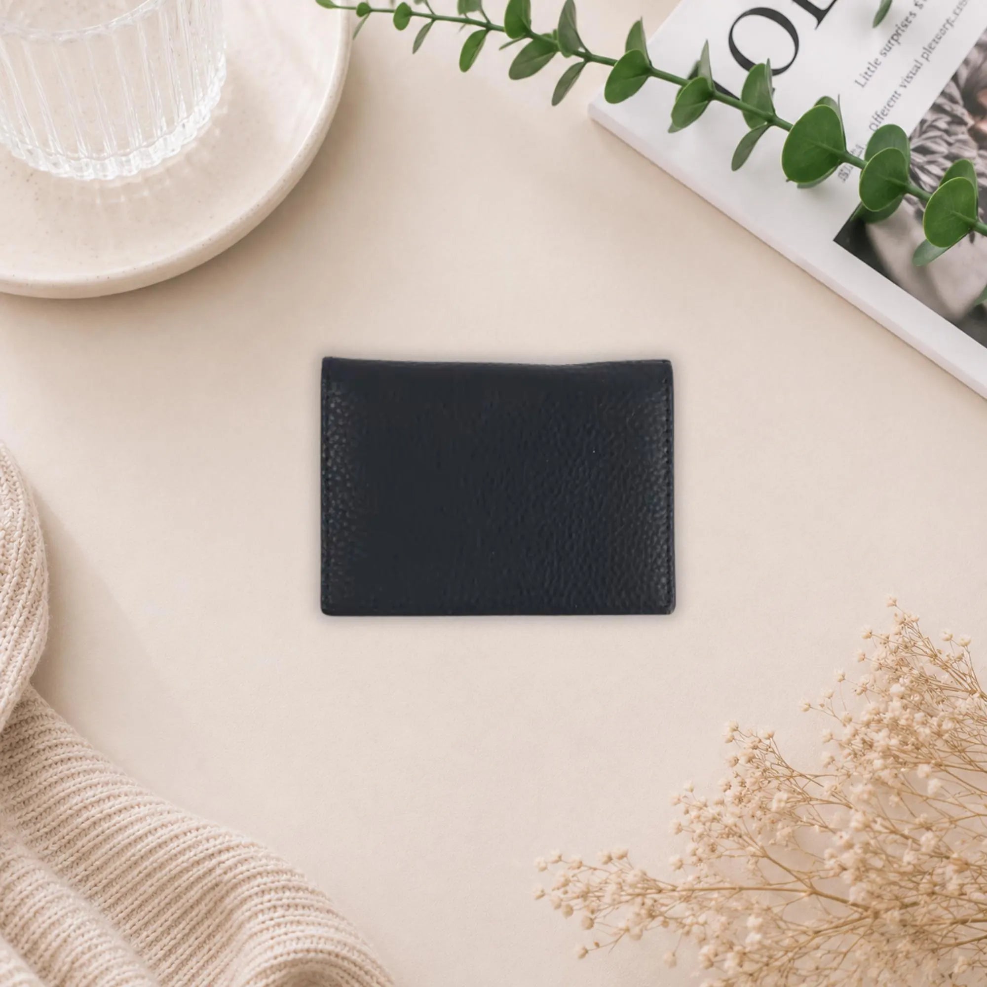 Personalised Genuine Leather Card Wallet